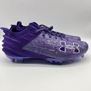 Under Armour Blur Smoke 2 MC Suede Football Cleats Mens 9 Purple 3027978-500